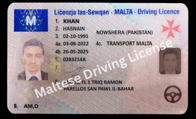 Maltese Driving License